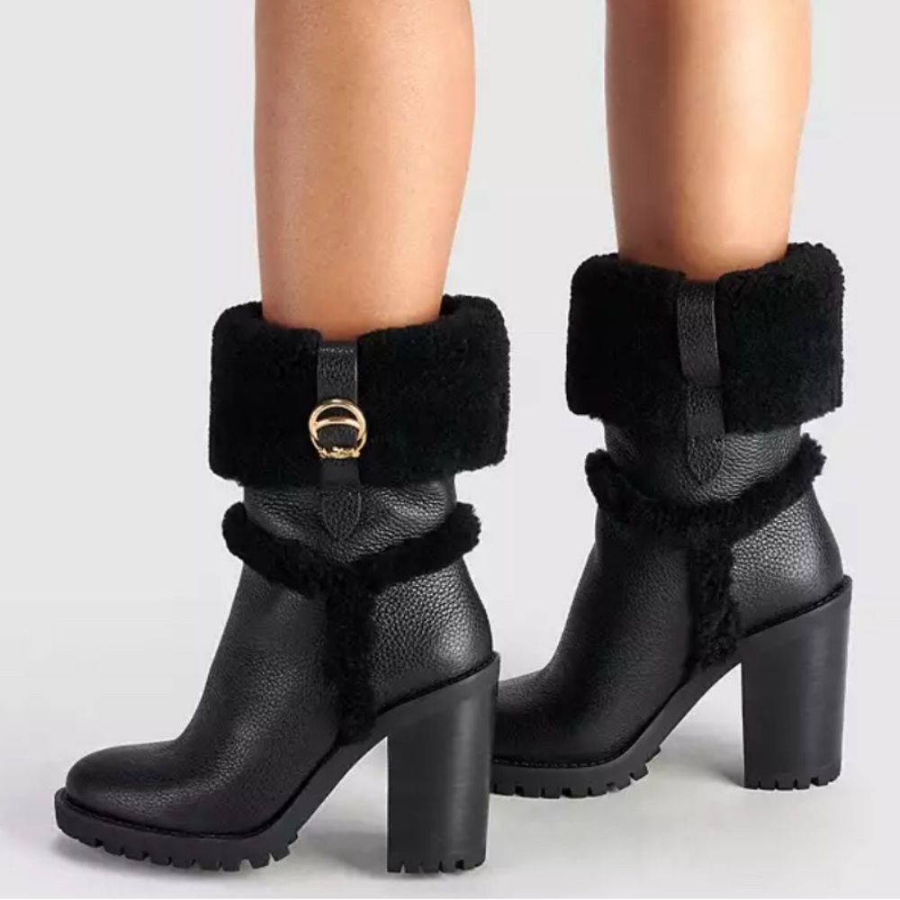 COACH NIB Harlie Bootie Black Size 7 - Picture 1 of 14